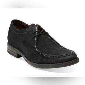 Clarks Men's Delsin Rise Black Suede Sz 11.5